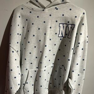 Edikted NY Babe Polka Dot Hoodie